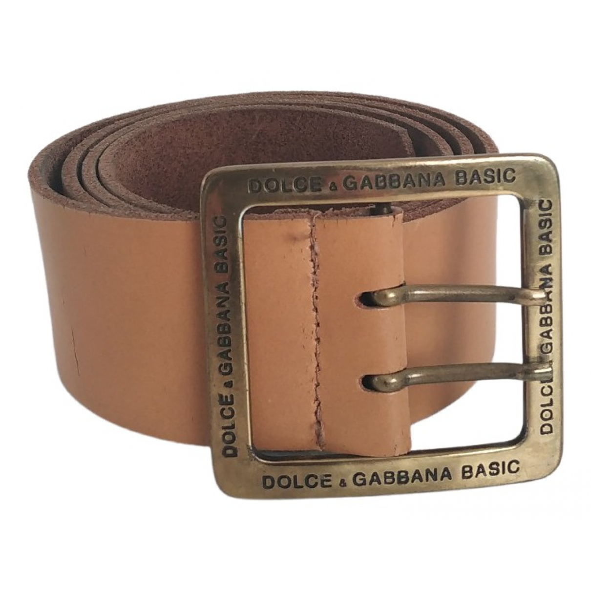 Leather belt Dolce \u0026 Gabbana Camel size 